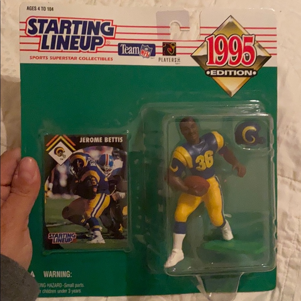 1995 NFL JEROME BETTIS - RAMS NIP